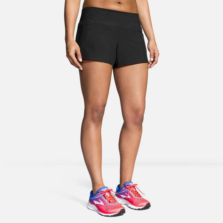 Brooks Chaser 3 - Womens Running Shorts - Grey (96140TDYZ)